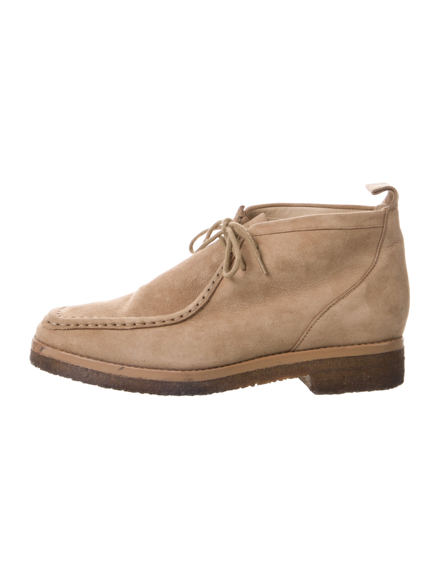 Mari Giudicelli Suede Lace-Up Boots