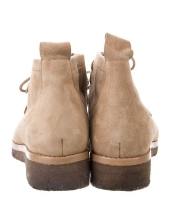 Mari Giudicelli Suede Lace-Up Boots
