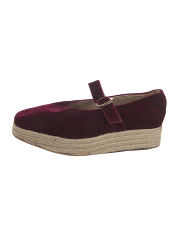Mari Giudicelli Flats Velvet Espadrilles IT 41 | 11