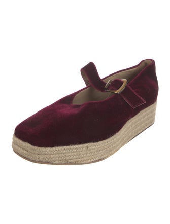 Mari Giudicelli Velvet Espadrilles