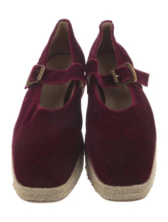 Mari Giudicelli Velvet Espadrilles