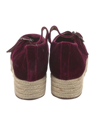 Mari Giudicelli Velvet Espadrilles