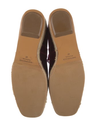 Mari Giudicelli Velvet Espadrilles