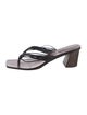 Mari Giudicelli Leather Slides