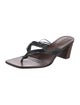 Mari Giudicelli Leather Slides