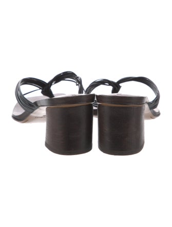 Mari Giudicelli Leather Slides