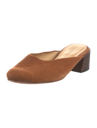 Mari Giudicelli Suede Mules