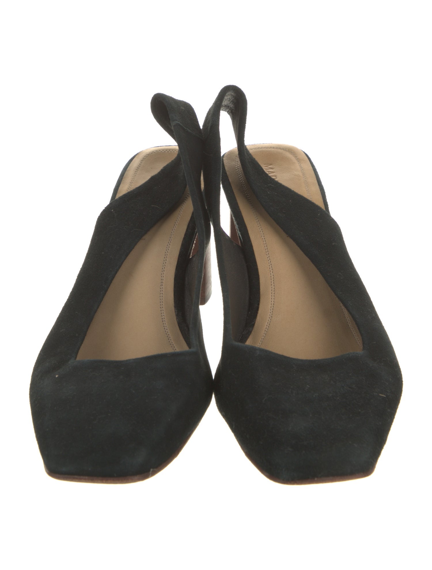 Mari Giudicelli Suede Slingback Pumps