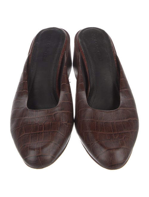 Mari Giudicelli Crocodile Mules