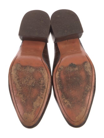 Mari Giudicelli Crocodile Mules