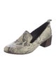 Mari Giudicelli Snakeskin Animal Print Pumps