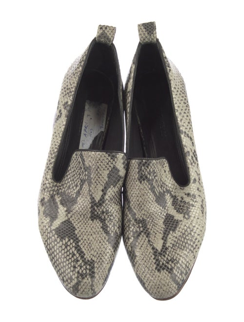 Mari Giudicelli Snakeskin Animal Print Pumps