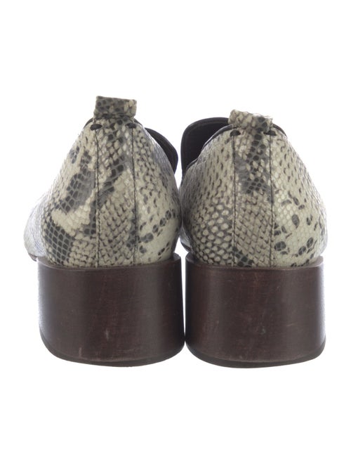 Mari Giudicelli Snakeskin Animal Print Pumps