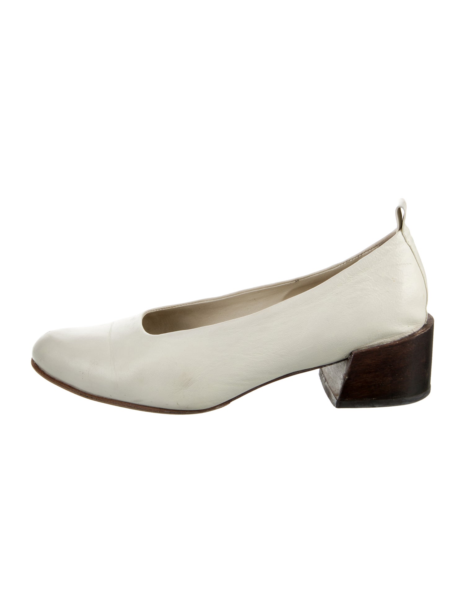 Mari Giudicelli Leather Pumps