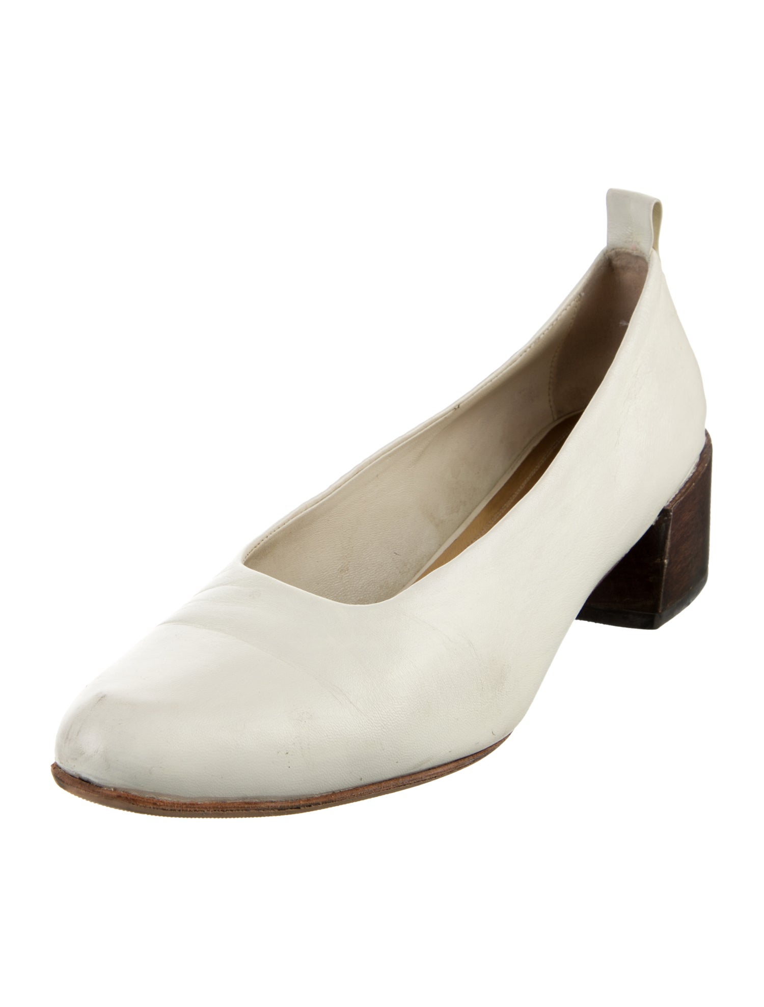 Mari Giudicelli Leather Pumps