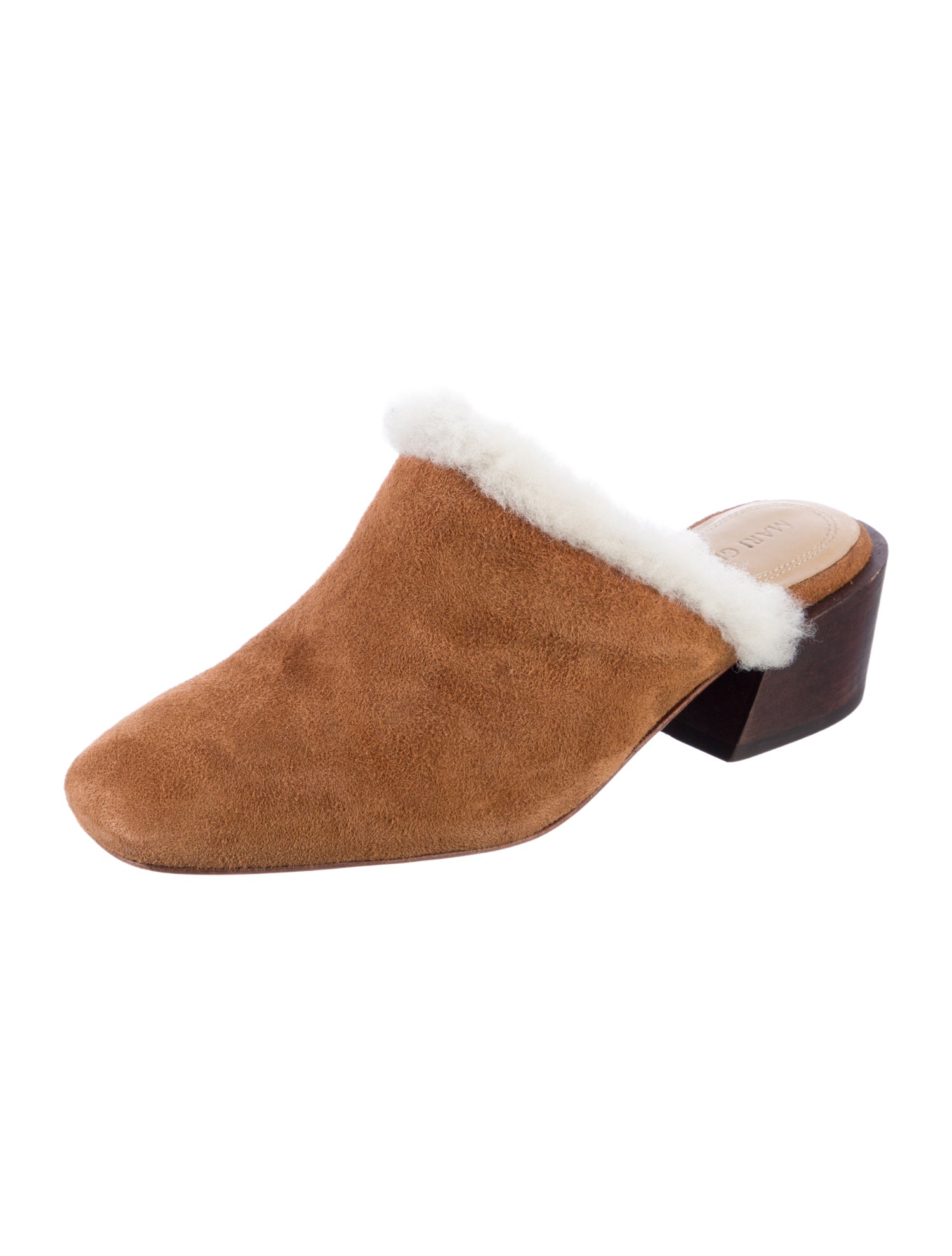 Mari Giudicelli Suede Slides