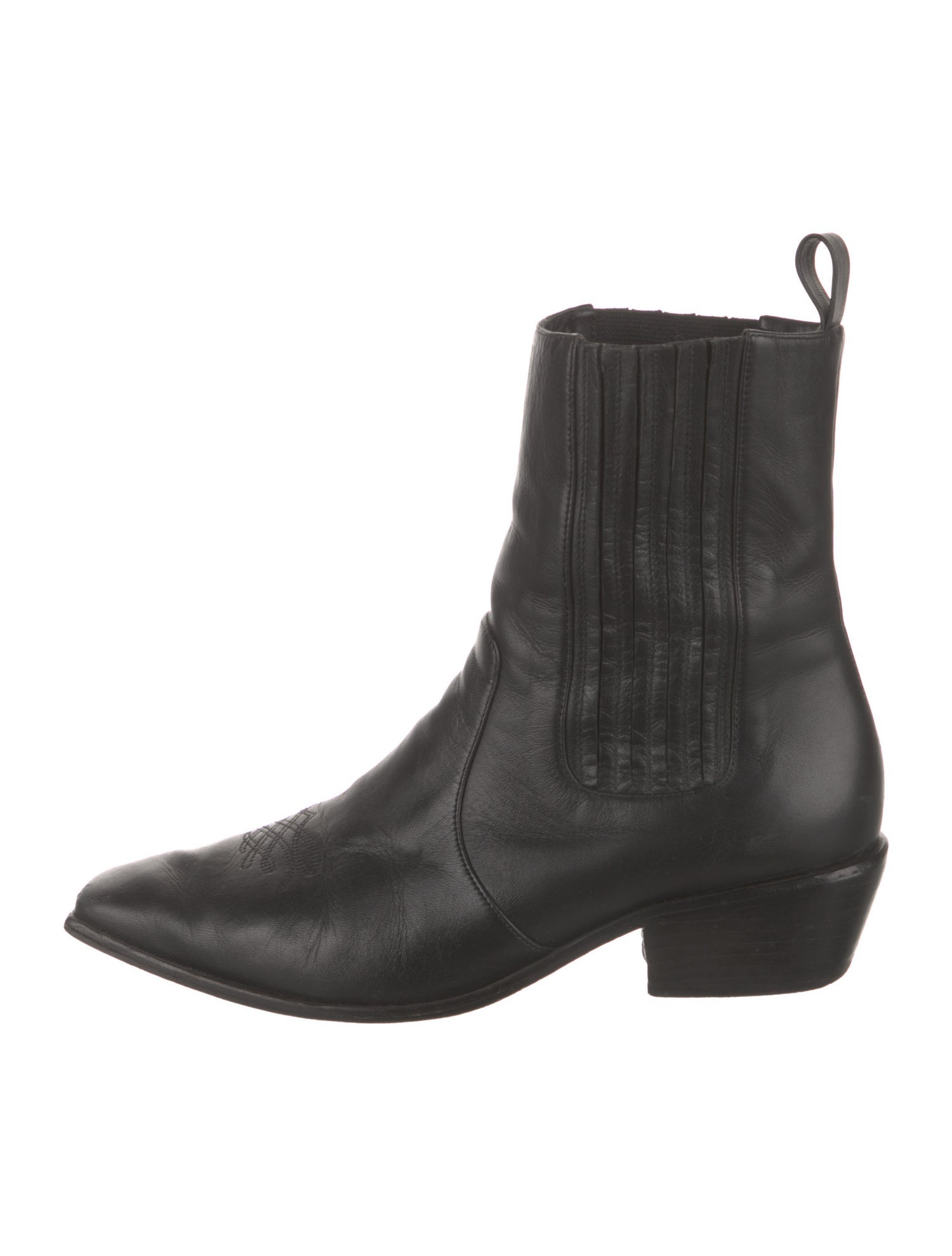 Mari Giudicelli Leather Chelsea Boots