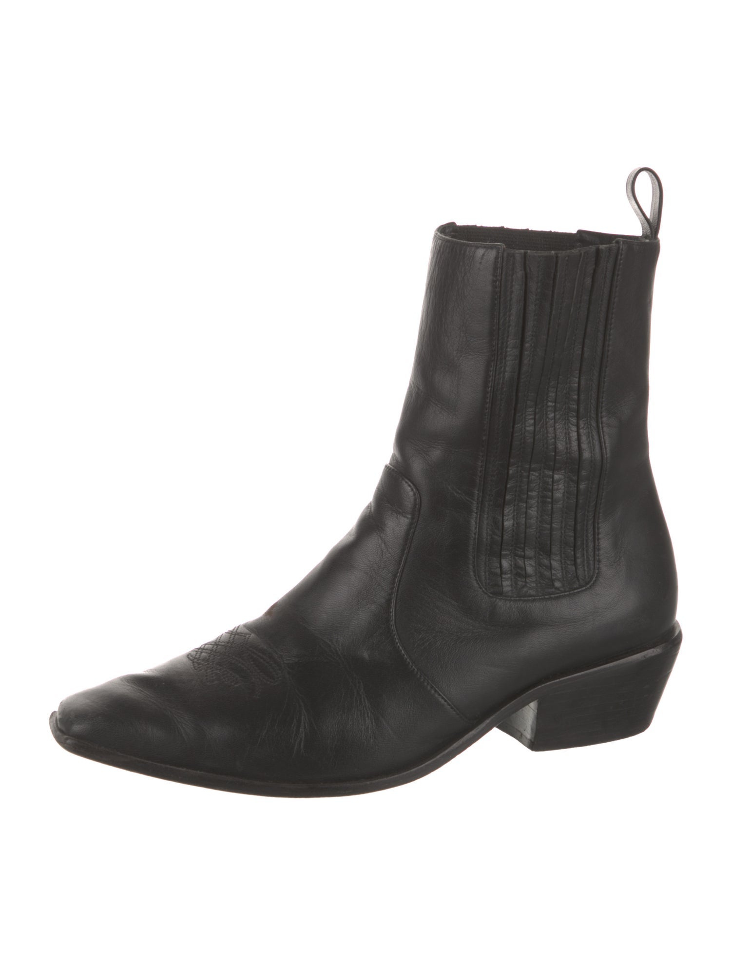 Mari Giudicelli Leather Chelsea Boots