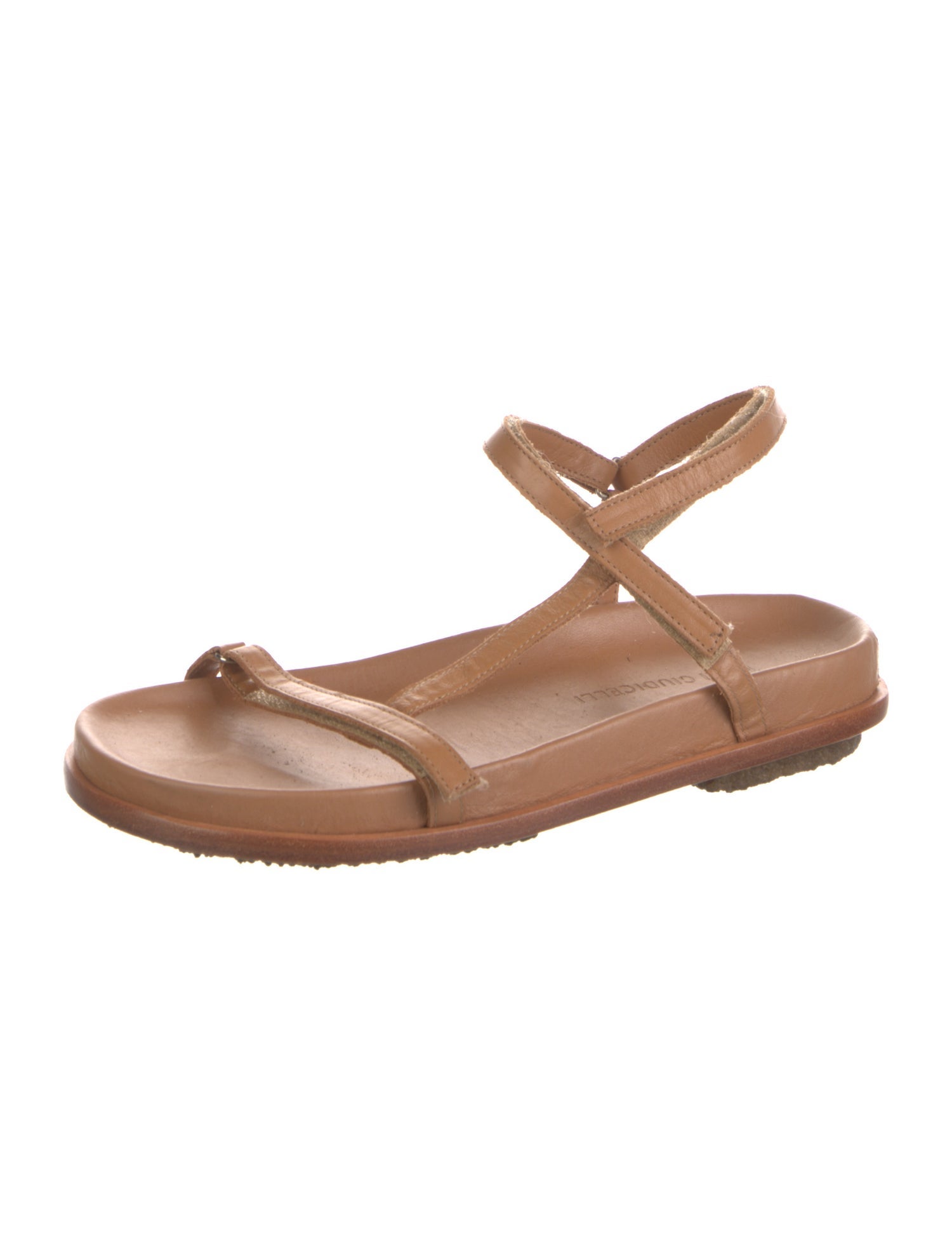 Mari Giudicelli Leather Slingback Sandals