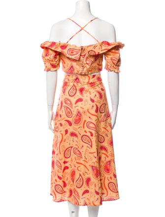 March 11 Paisley Print Skirt Set