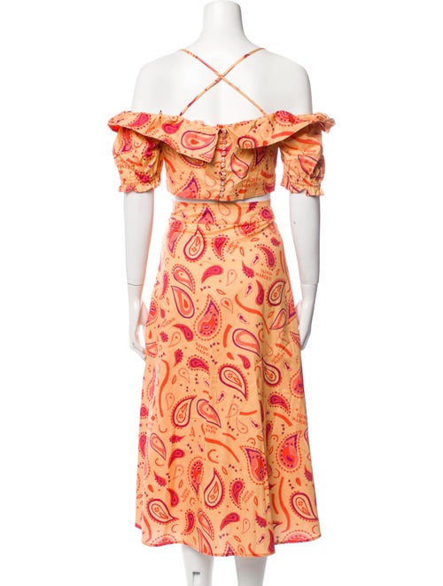 March 11 Paisley Print Skirt Set