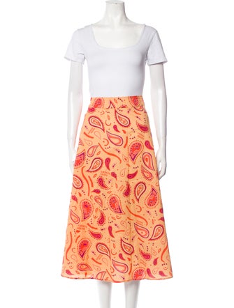 March 11 Paisley Print Skirt Set