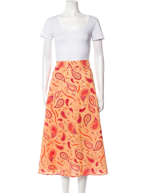 March 11 Paisley Print Skirt Set