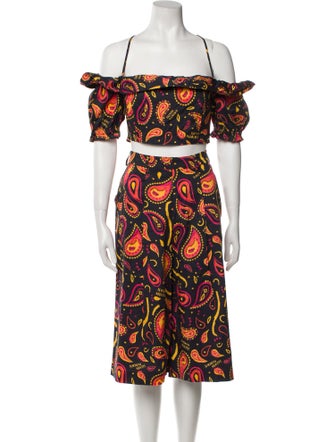 March 11 Paisley Print Pant Set