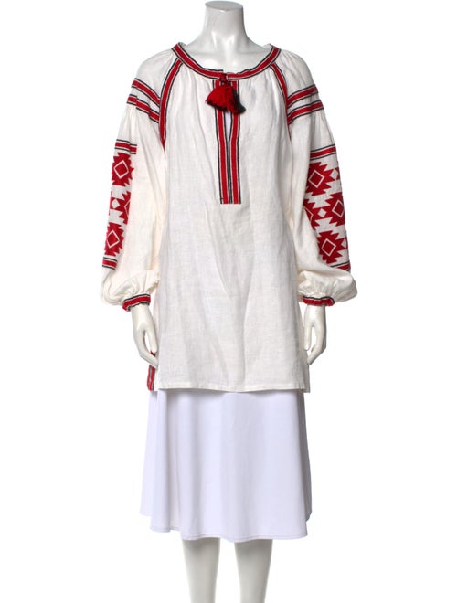 March 11 Linen Printed Tunic