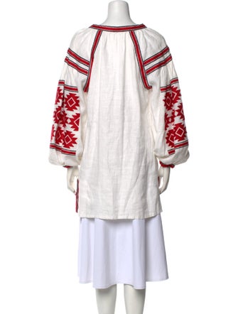 March 11 Linen Printed Tunic