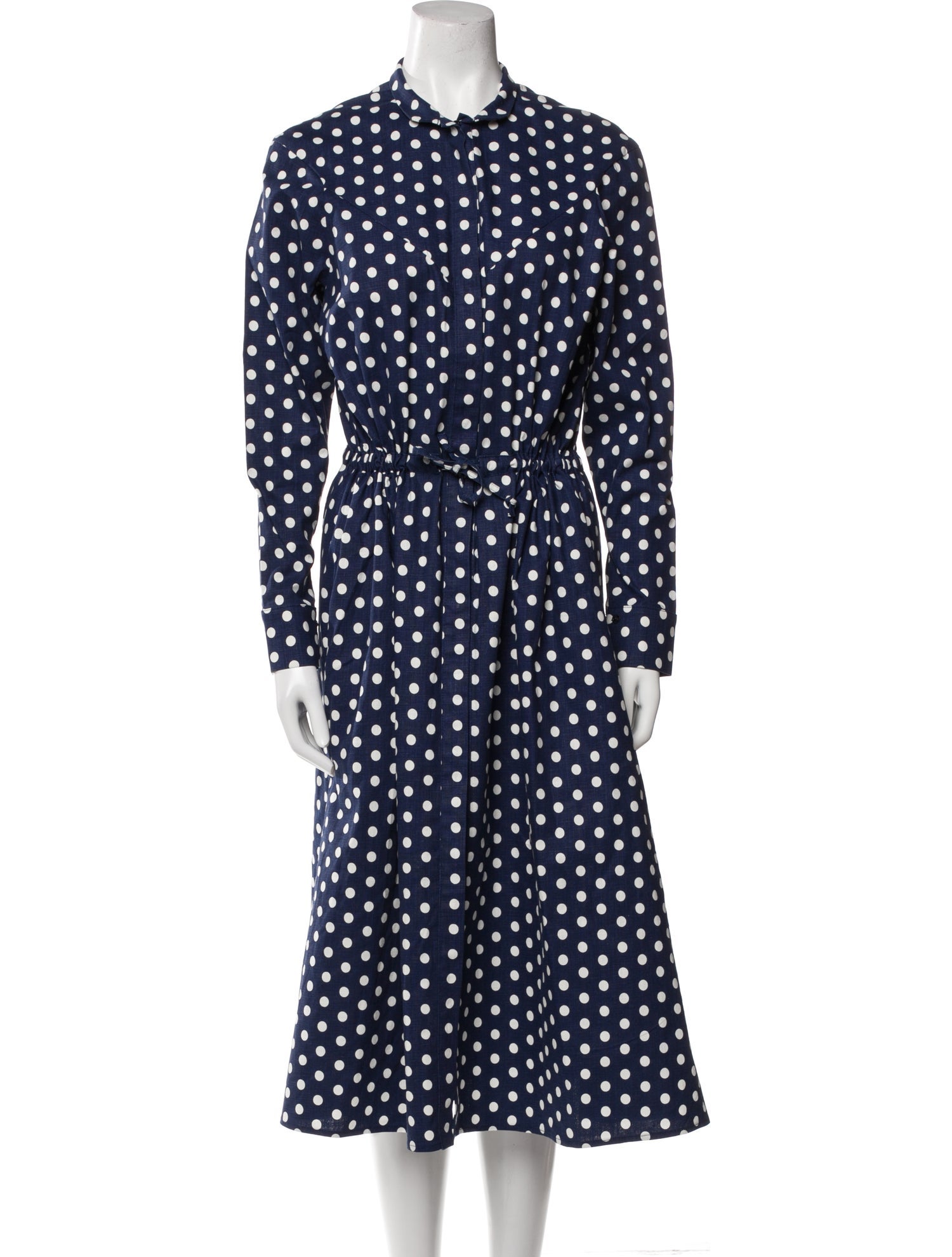 March 11 Polka Dot Print Long Dress