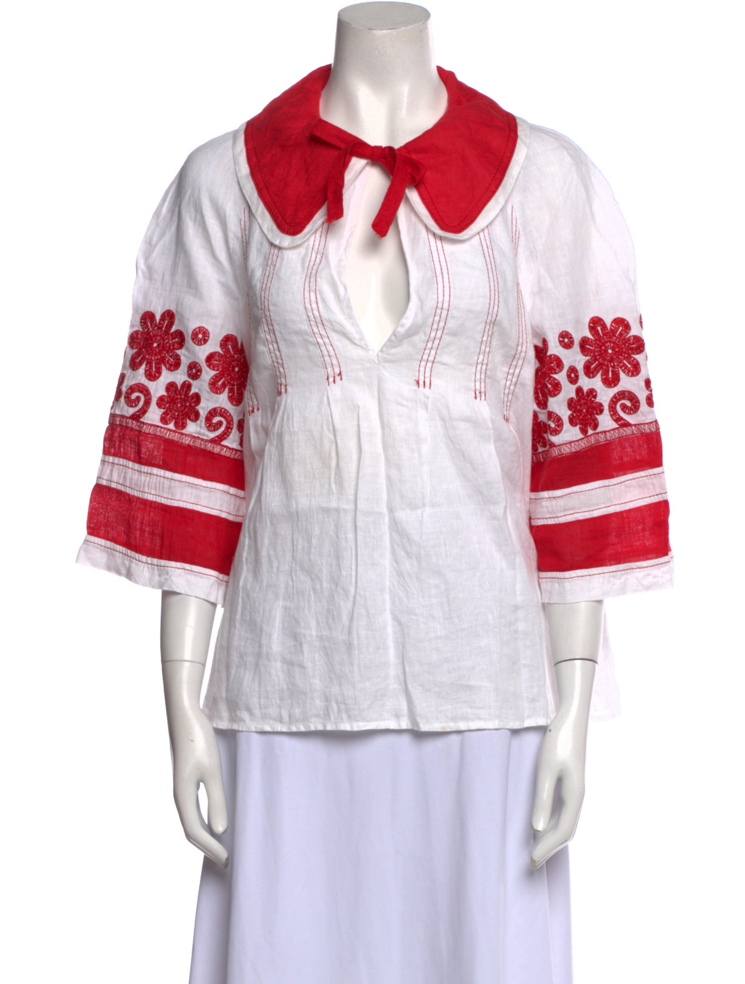 March 11 Linen Printed Tunic