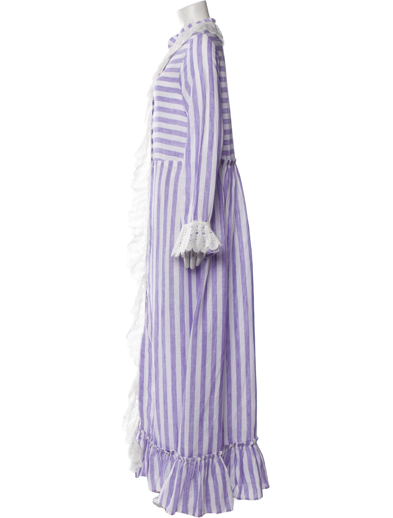 March 11 Striped Long Dress