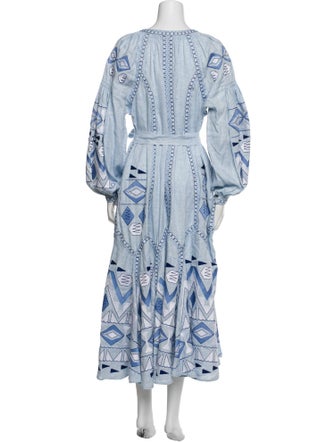 March 11 Linen Midi Length Dress