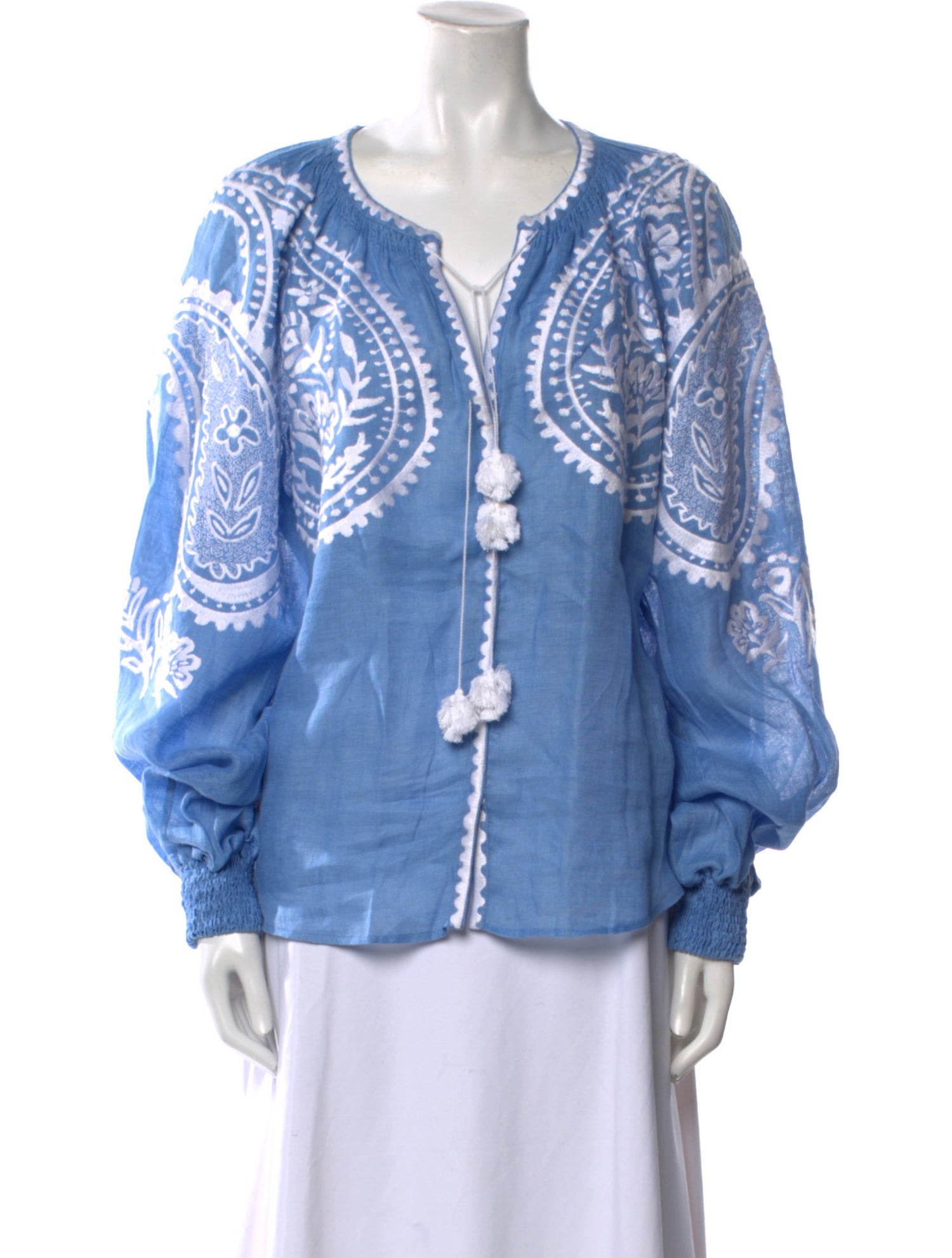 March 11 Linen Printed Top