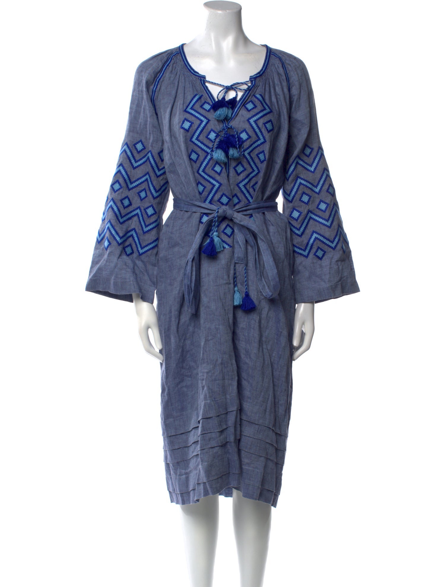 March 11 Printed Midi Length Dress