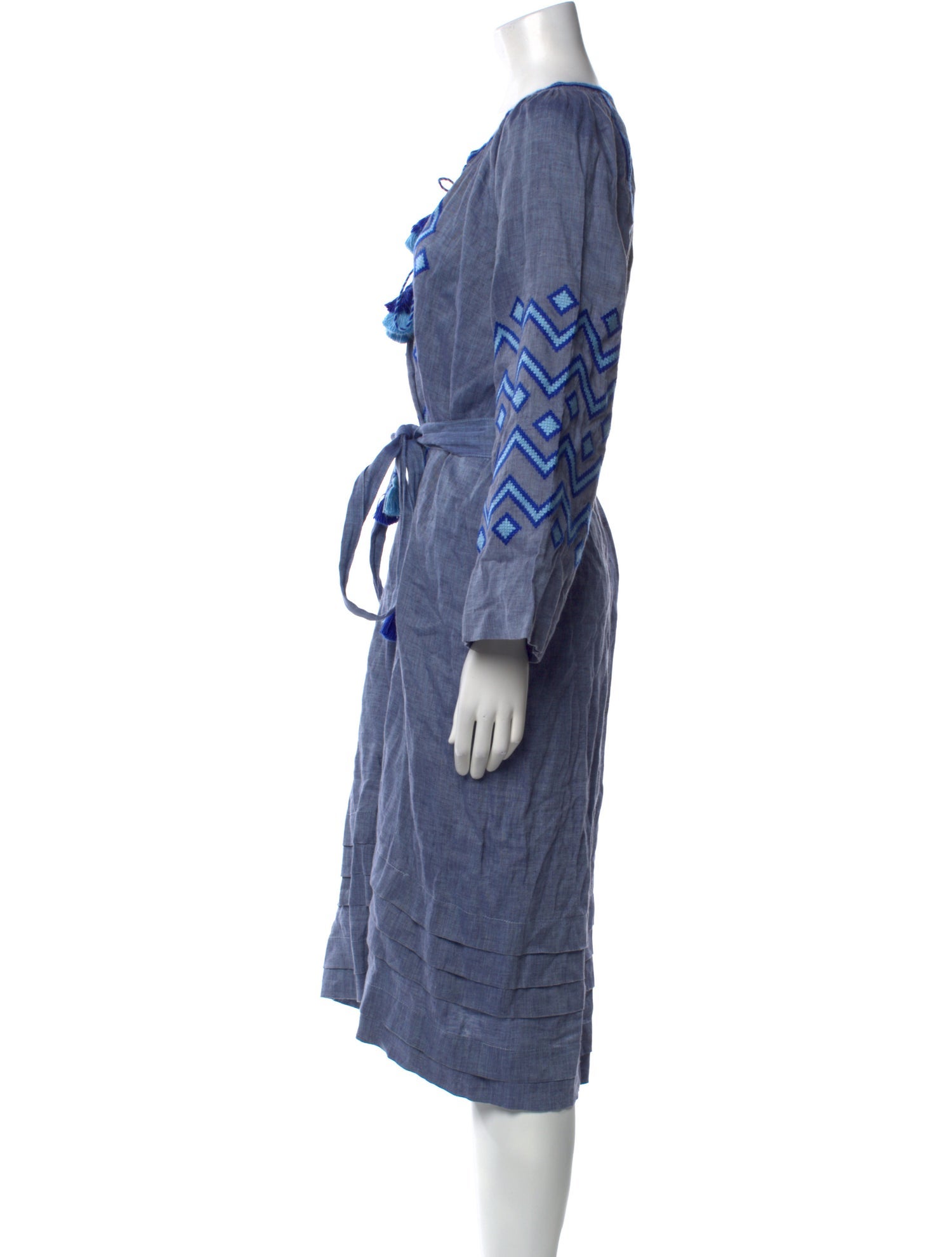 March 11 Printed Midi Length Dress