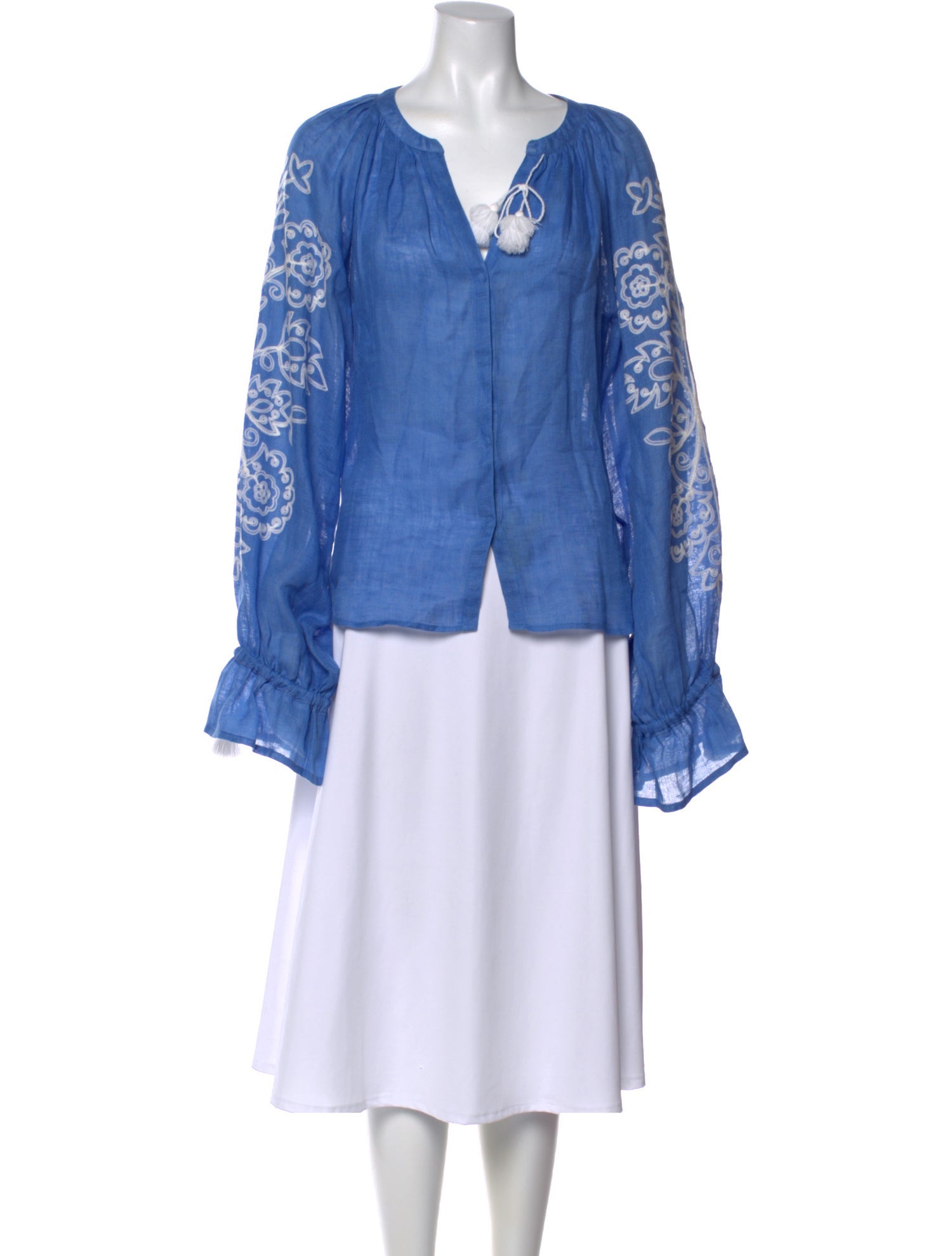 March 11 Linen V-Neck Tunic