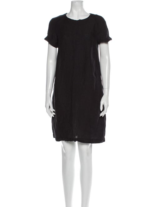 Marimekko Linen Mini Dress Black
