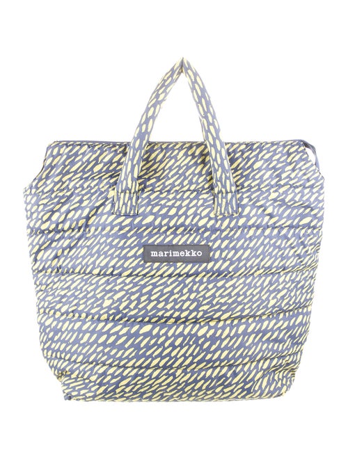Marimekko Printed Nylon Tote Bag Blue