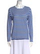 Marimekko Striped Crew Neck T-Shirt