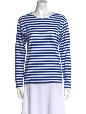 Marimekko Tops Striped Crew Neck T-Shirt XS