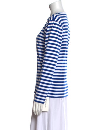 Marimekko Striped Crew Neck T-Shirt