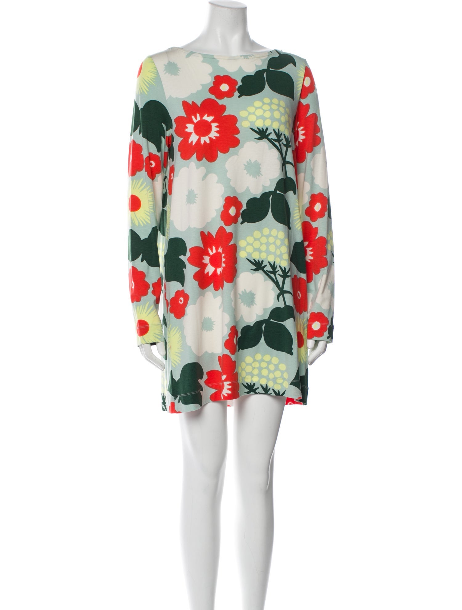 Marimekko Floral Print Mini Dress w/ Tags