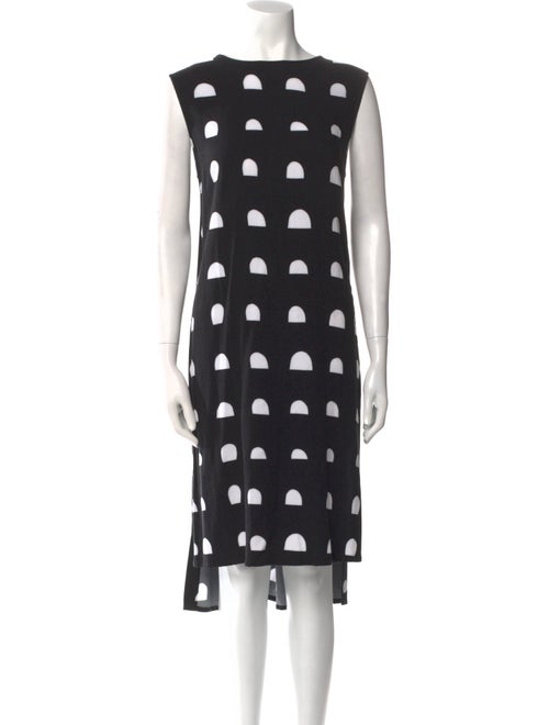 Marimekko Polka Dot Print Midi Length Dress