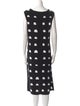 Marimekko Polka Dot Print Midi Length Dress