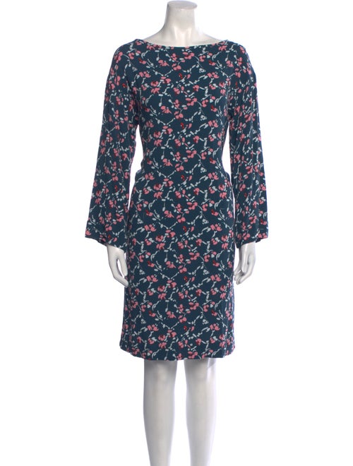Marimekko Floral Print Knee-Length Dress