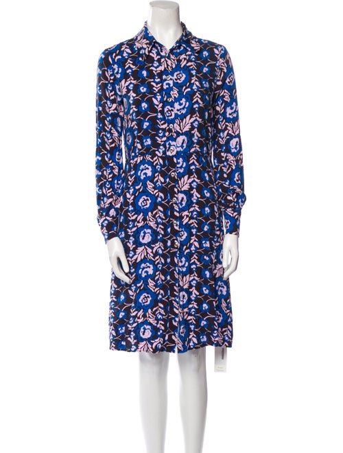 Marimekko Floral Print Knee-Length Dress