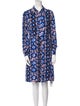 Marimekko Floral Print Knee-Length Dress