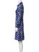 Marimekko Floral Print Knee-Length Dress